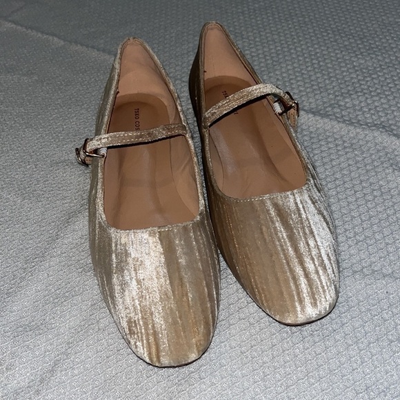 TSKO COSKI Womens Velvet Mary Jane Ballet Flat Size 38 US Size 7.5 - Picture 5 of 12